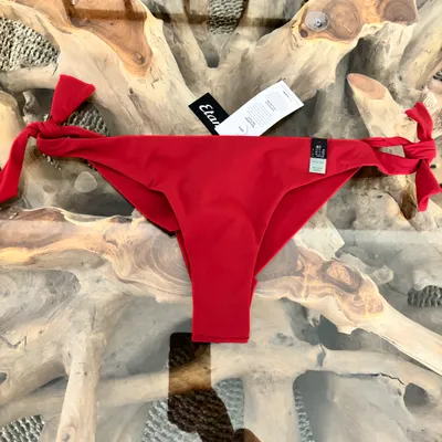 Bas de maillot de bain Etam rouge brésilien 